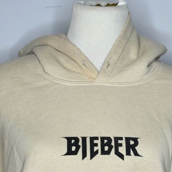 Gildan- Tan "Bieber" Purpose World Tour Sweatshirt - Picture 2 of 5